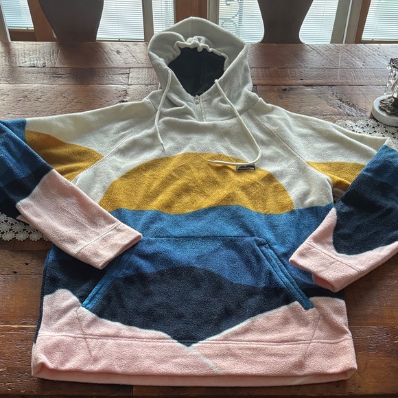 Colorful Free Nature Unisex Sunrise Hoodie Size Medium - Picture 1 of 7